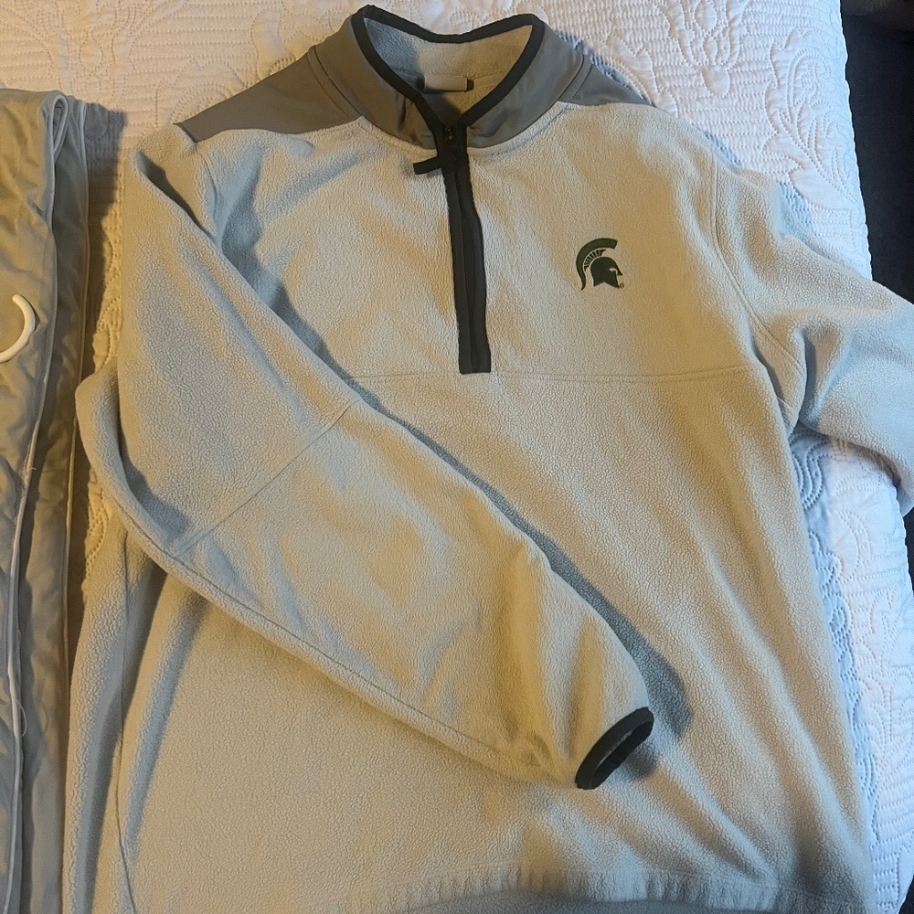 Michigan State MSU Quarterzip